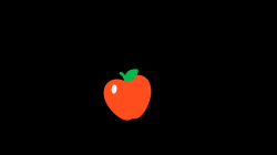 Animated Emoji - Food Apple